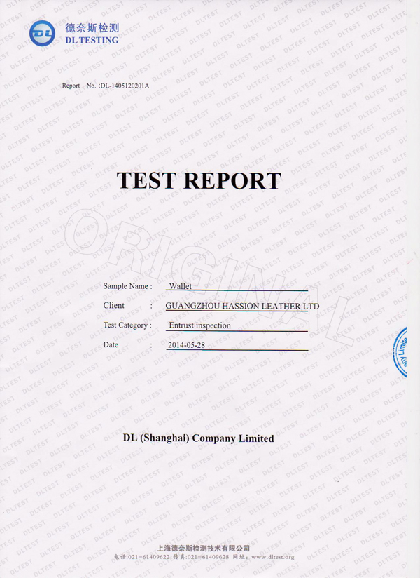 TEST REPORT