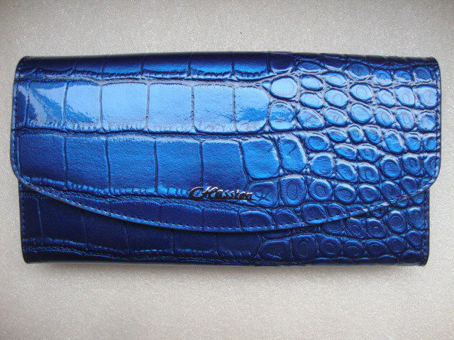 Y2016 Latest Ladies Genuine Leather Clutch Purse Women's Wallets Long Design Card Holder  Whole