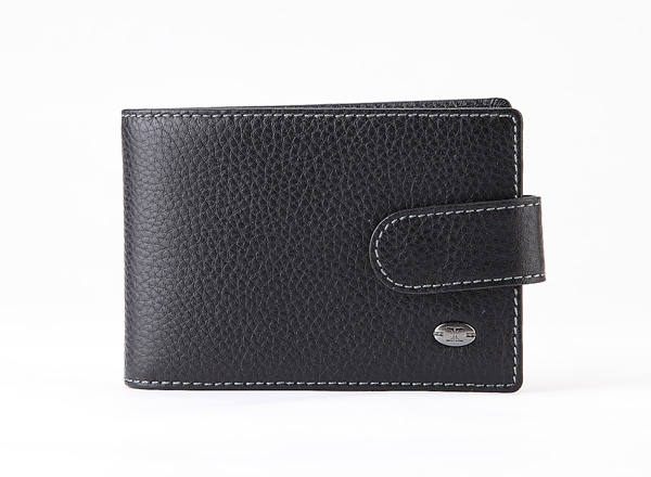 HASSION Litchi leather cardholder for men and women