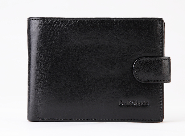 Dr.koffer double flap with coin case inside for men