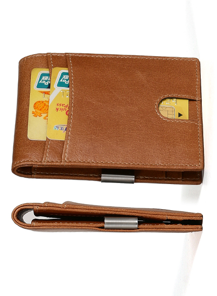 cowhide money clips Check clips cardholder