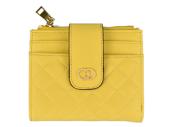 PU Diamond-shaped cardholder card case custom leather wallet