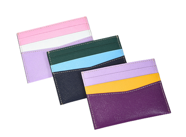 Safiano leather credit card Holder Wallet