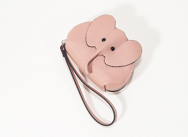 3D Animal colors zipper leather coin Purse